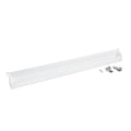 REV-A-SHELF 6551-36SC-11-50 36 in. White Polymer Slim Series Tip-Out Sink Front Tray w/ Soft-Close Hinges and End Caps