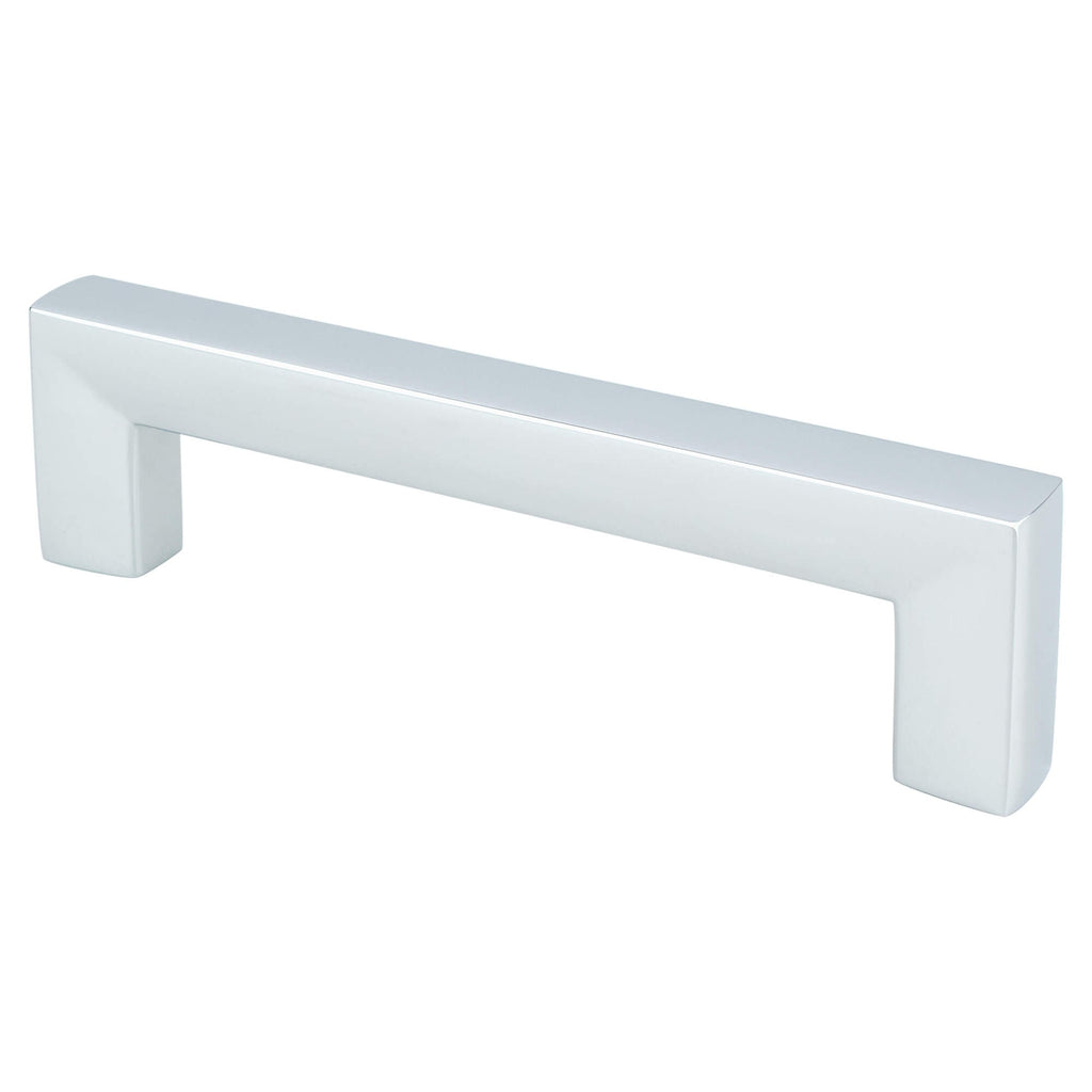 BERENSON Square Cabinet Pull - Polished Chrome