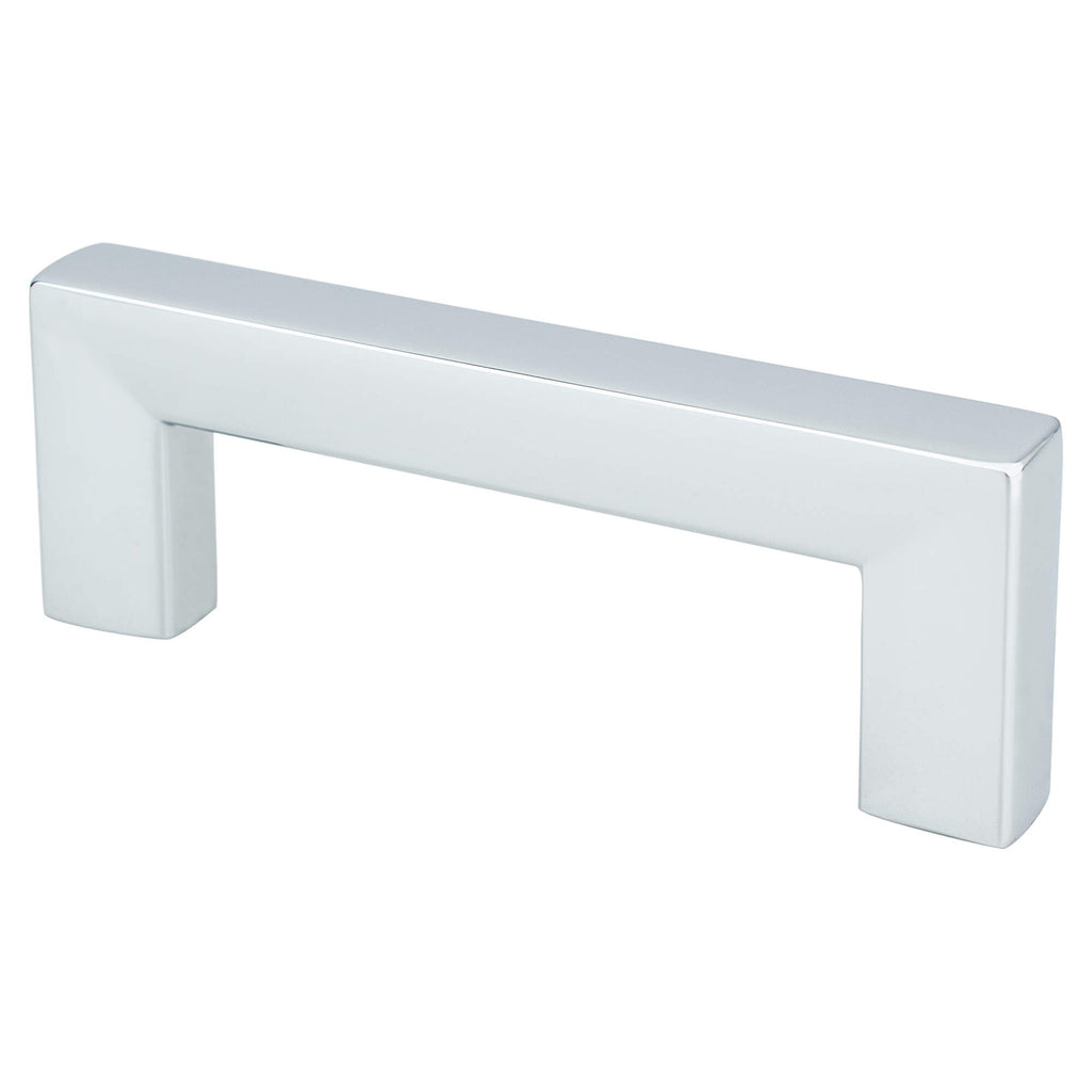 BERENSON Square Cabinet Pull - Polished Chrome