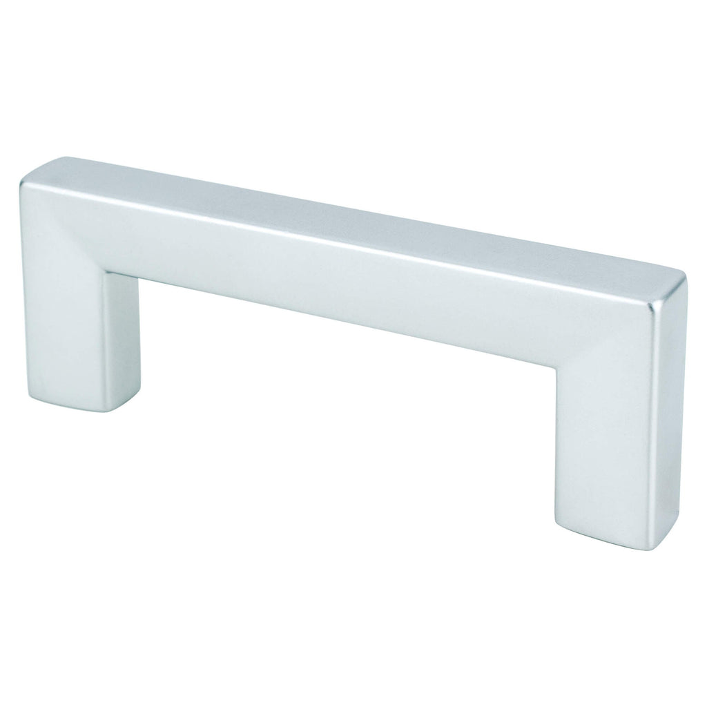BERENSON Square Cabinet Pull - Dull Chrome