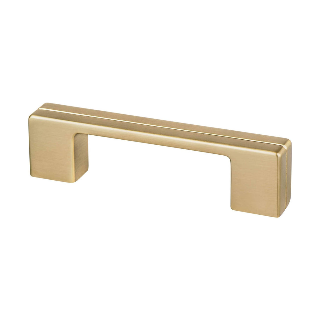 BERENSON Skyline Cabinet Knobs & Pulls - Modern Brushed Gold