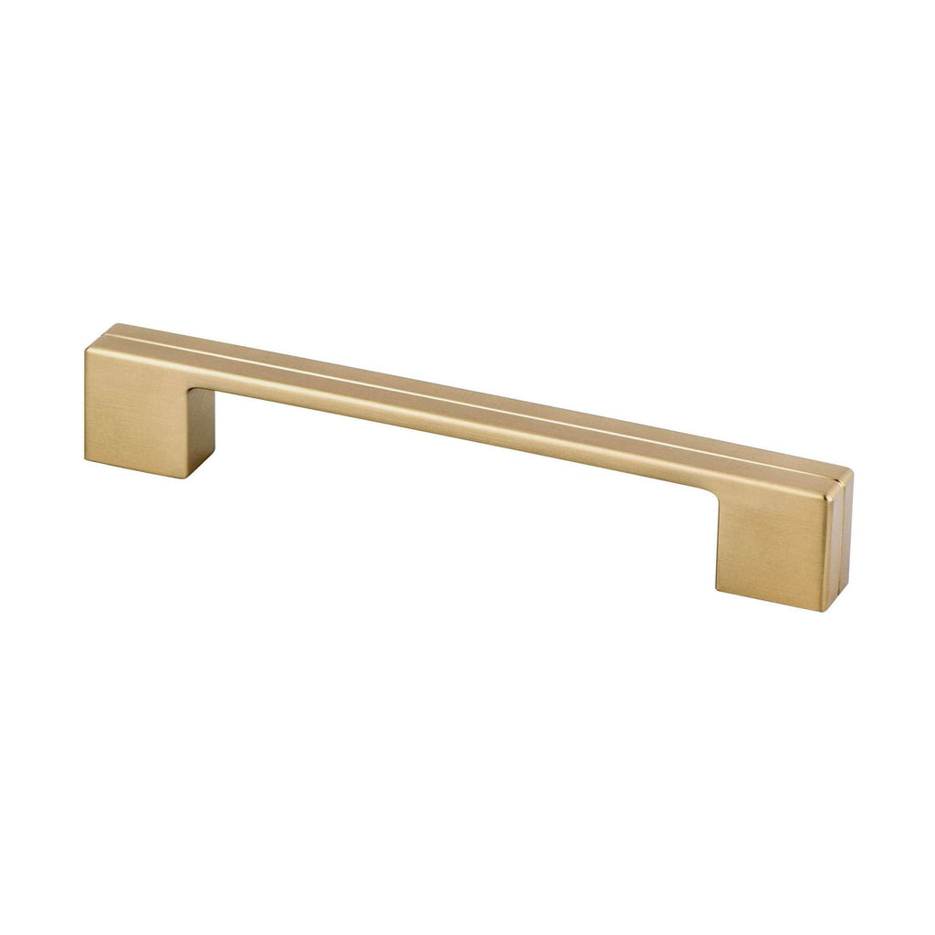 BERENSON Skyline Cabinet Knobs & Pulls - Modern Brushed Gold