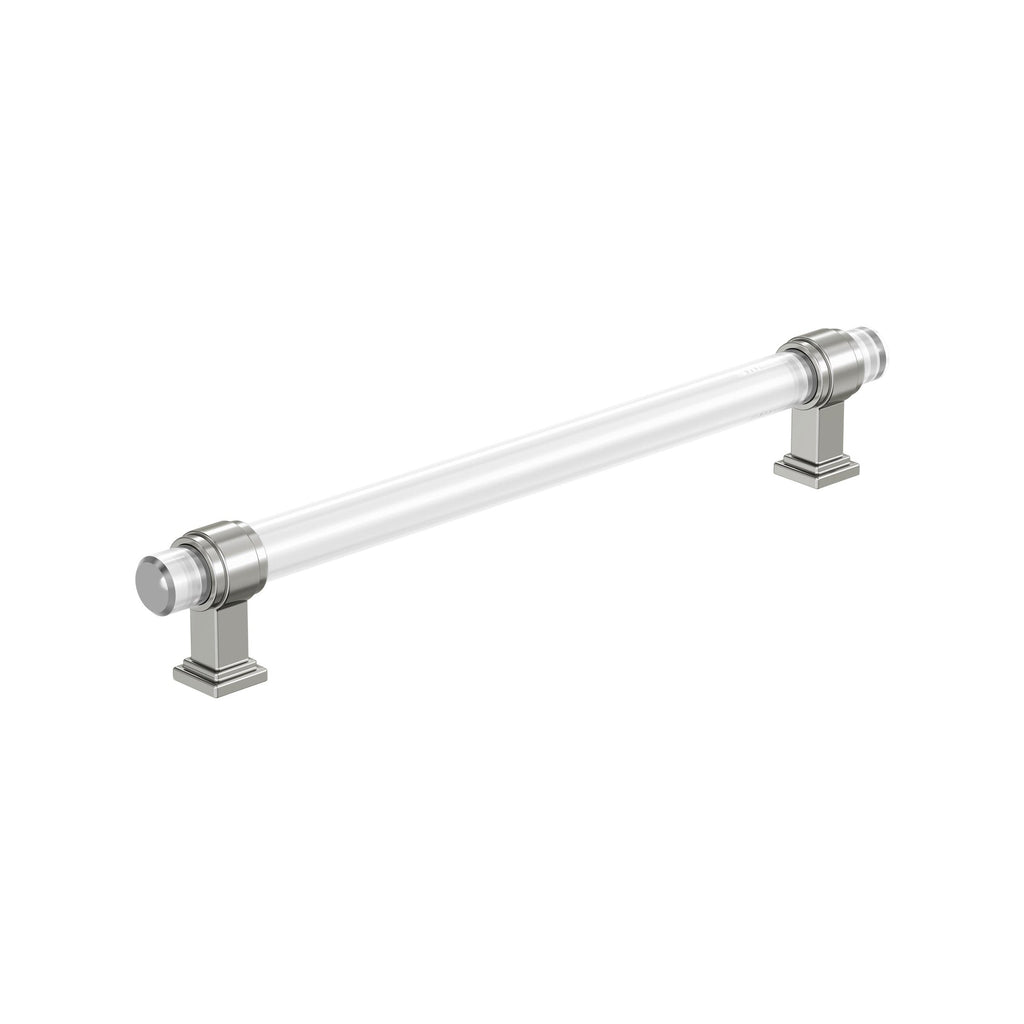 AMEROCK Glacio Cabinet Knobs & Pulls - Clear/Polished Chrome