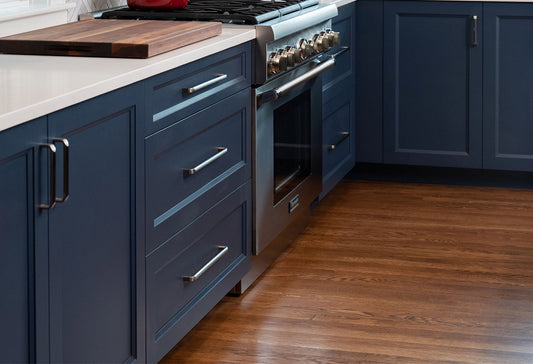 REF FOR COLLECTION PAGE~ Belmont Blue Contemporary Shaker Kitchen