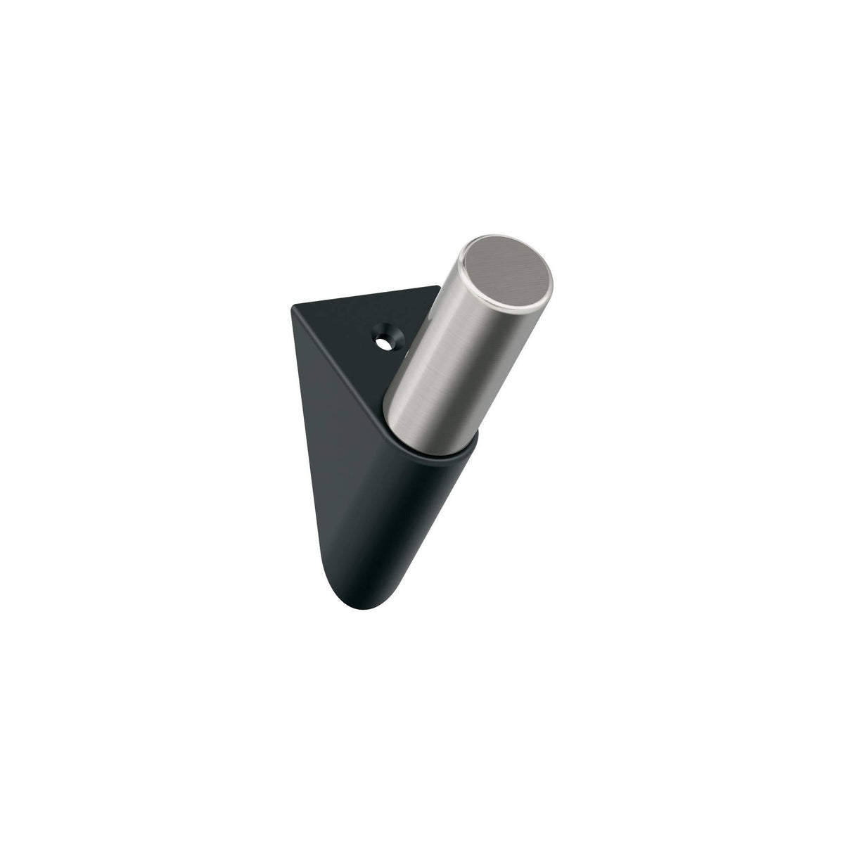 AMEROCK Acclivity Wall Hook - Matte Black/Satin Nickel