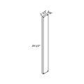 Green Overlay Wall Filler contemporary shaker, 2.5″ wide, 29.5″ high, 0.75″ deep, shown in a technical line drawing with dimensions. Part of the Belmont line from the Kitchen & Cabinet Store.