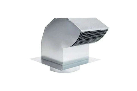Victory galvanized steel roof vent cap for 8 inch range hood duct