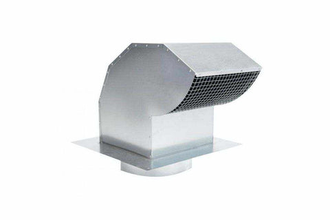 Victory galvanized steel roof vent cap for 6 inch range hood duct