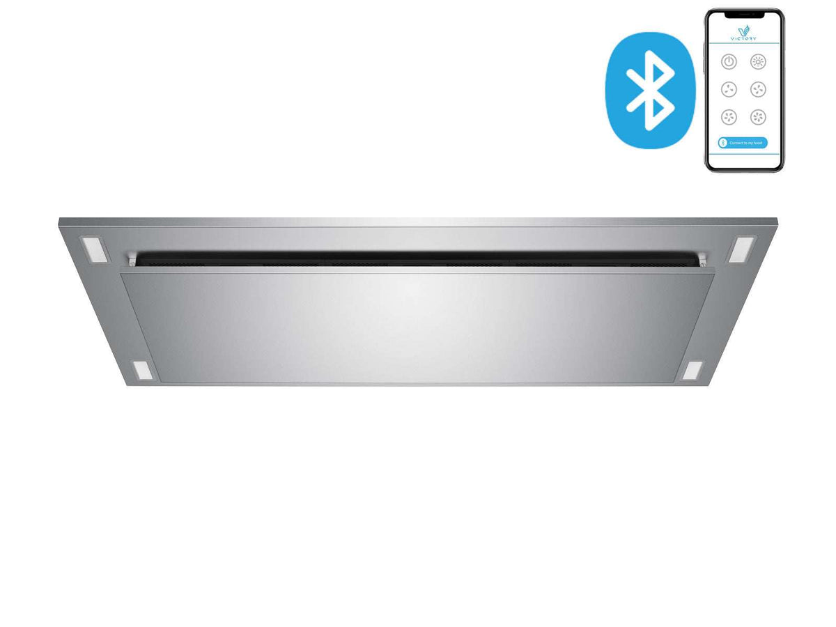 Victory Sunset Bluetooth flush ceiling mount range hood