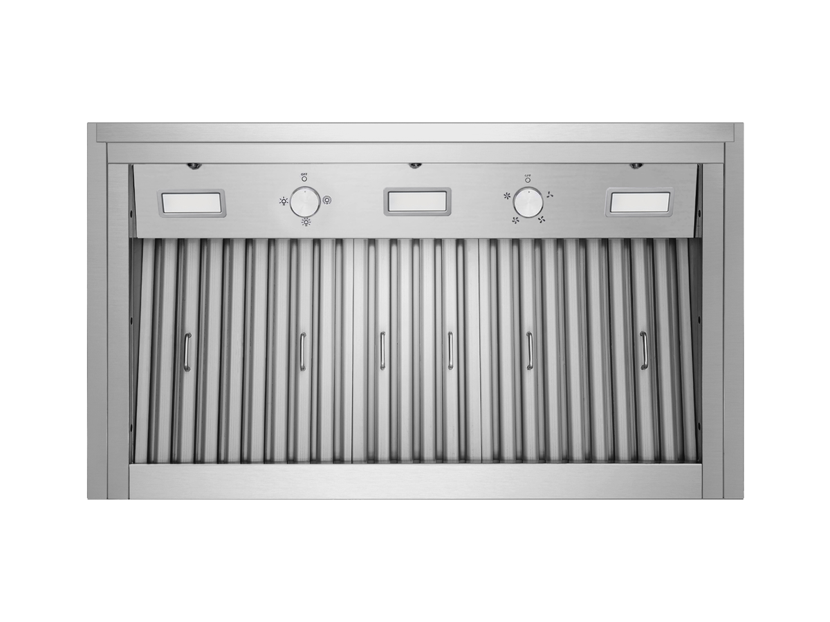 Victory Star 42 inch stainless steel range hood insert, view 2