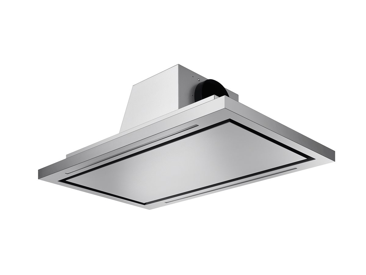 Victory Sunrise stainless steel ceiling mount range hood, view 3