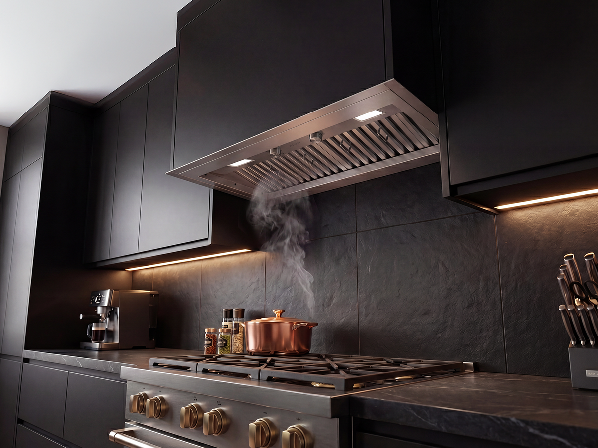 Victory Typhoon 48 inch stainless steel range hood insert, view 2