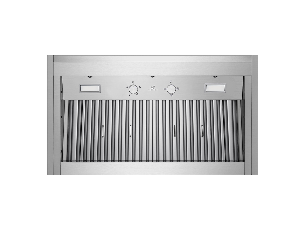 Victory Typhoon 48 inch stainless steel range hood insert, view 3