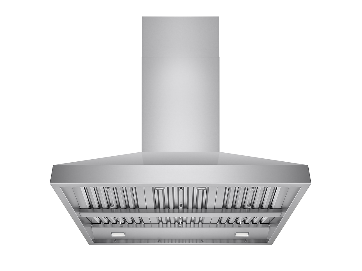 Victory Twister Island 42 inch stainless steel island range hood, view 3