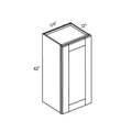 Seaport White Extra-Tall Slim Wall - 9w 42h 12d line drawing dimensions