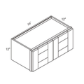 Seaport Light Gray Bridge Cabinet - 36w 12h 12d line drawing dimensions