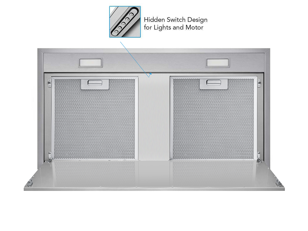 Victory X2 30 inch stainless steel range hood insert, view 4