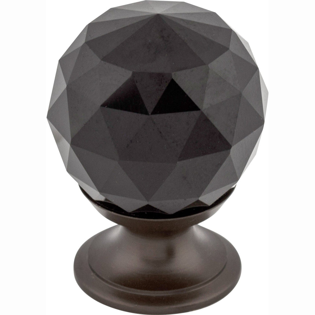 TOP KNOBS Black Crystal Cabinet Knobs