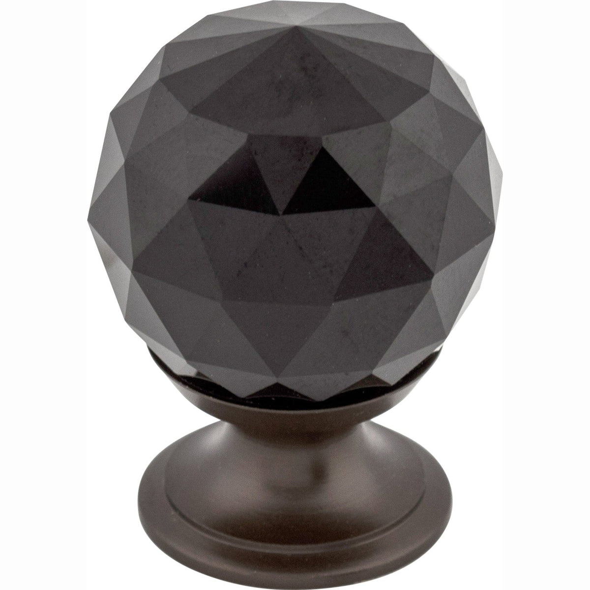 TOP KNOBS Black Crystal Cabinet Knobs