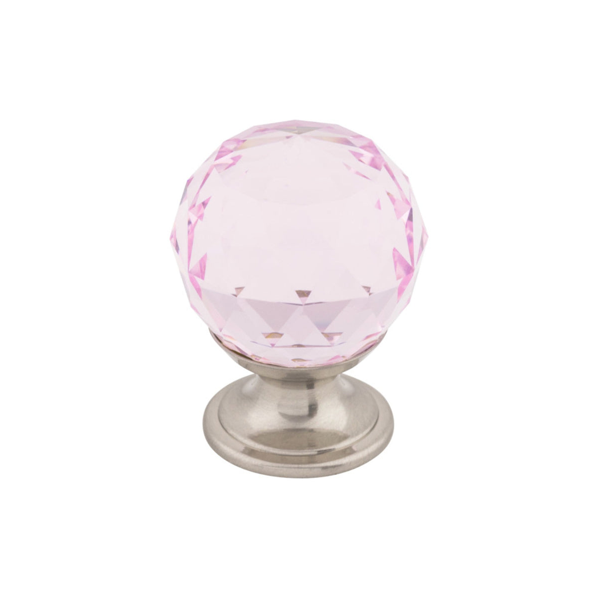 TOP KNOBS Pink Crystal Cabinet Knobs