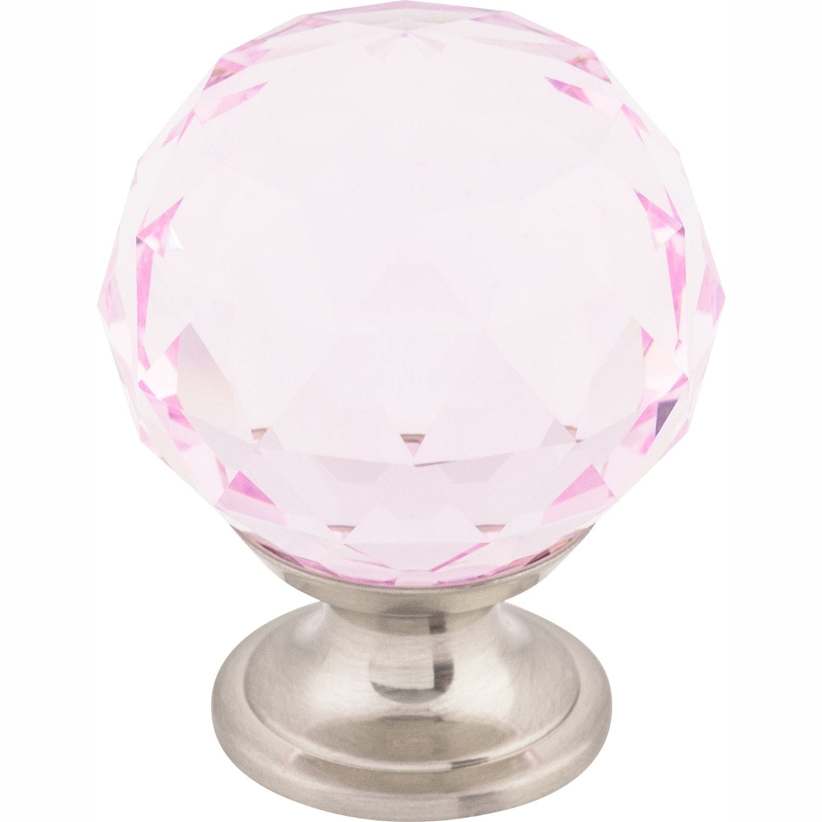 TOP KNOBS Pink Crystal Cabinet Knobs