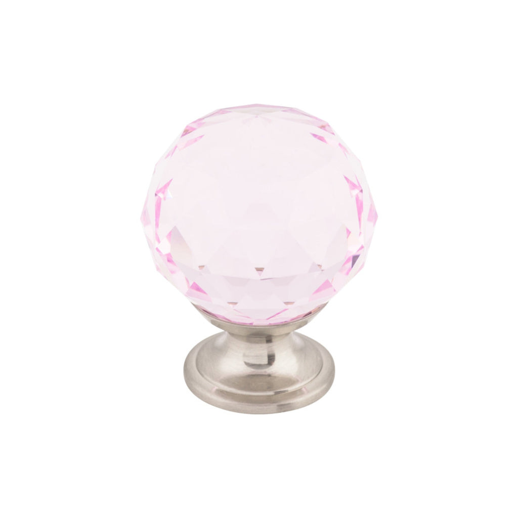TOP KNOBS Pink Crystal Cabinet Knobs