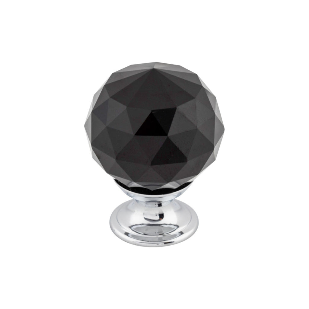 TOP KNOBS Black Crystal Cabinet Knobs