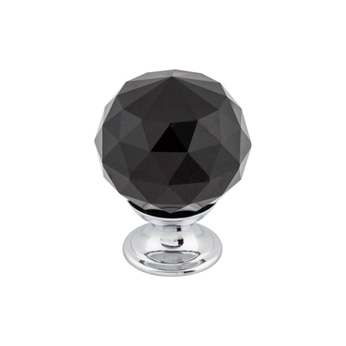 TOP KNOBS Black Crystal Cabinet Knobs