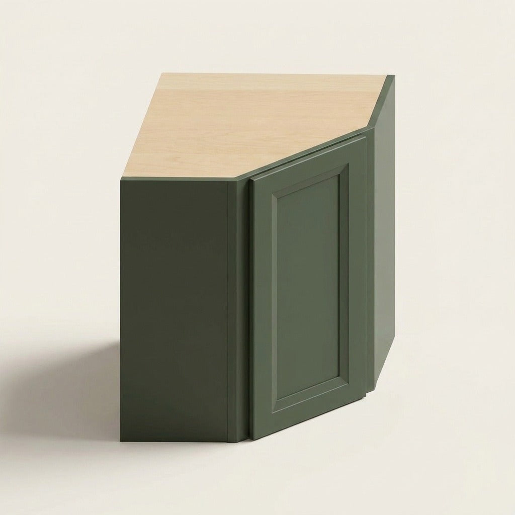 Belmont Green Diagonal Corner Wall - 18w 30h 24d
