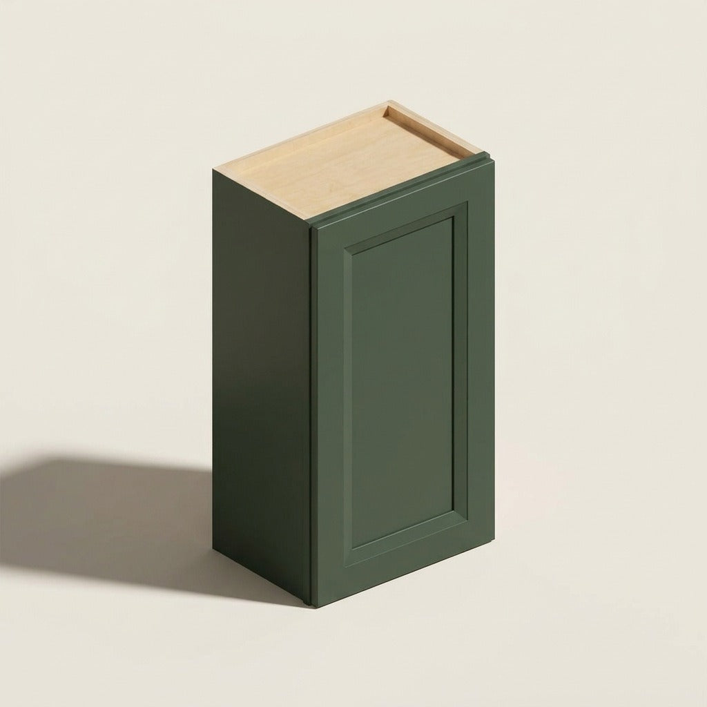 Belmont Green Wall Cabinet - 18w 30h 12d