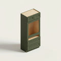 Belmont Green Deep Single Oven Tall - 33w 84h 27d