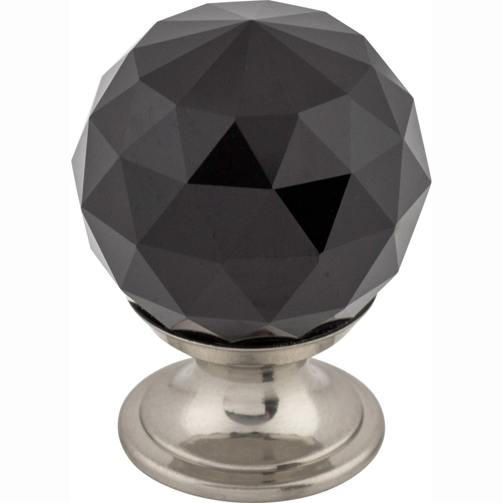 TOP KNOBS Black Crystal Cabinet Knobs