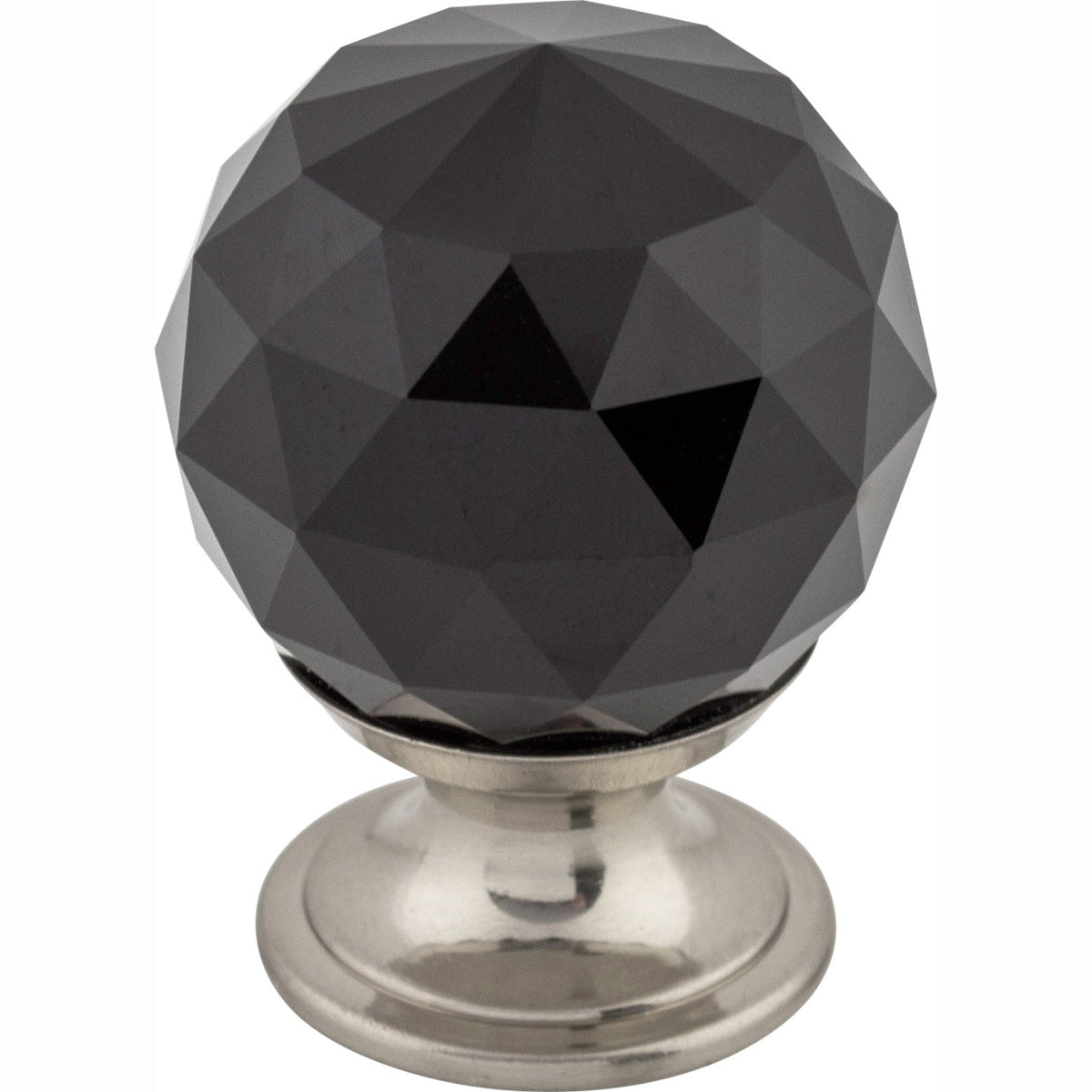 TOP KNOBS Black Crystal Cabinet Knobs