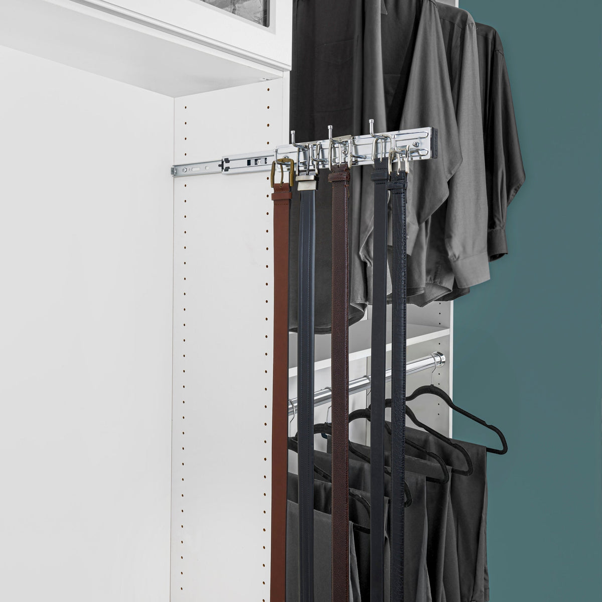 REV-A-SHELF BRC Series Pullout Side Mount Belt Rack