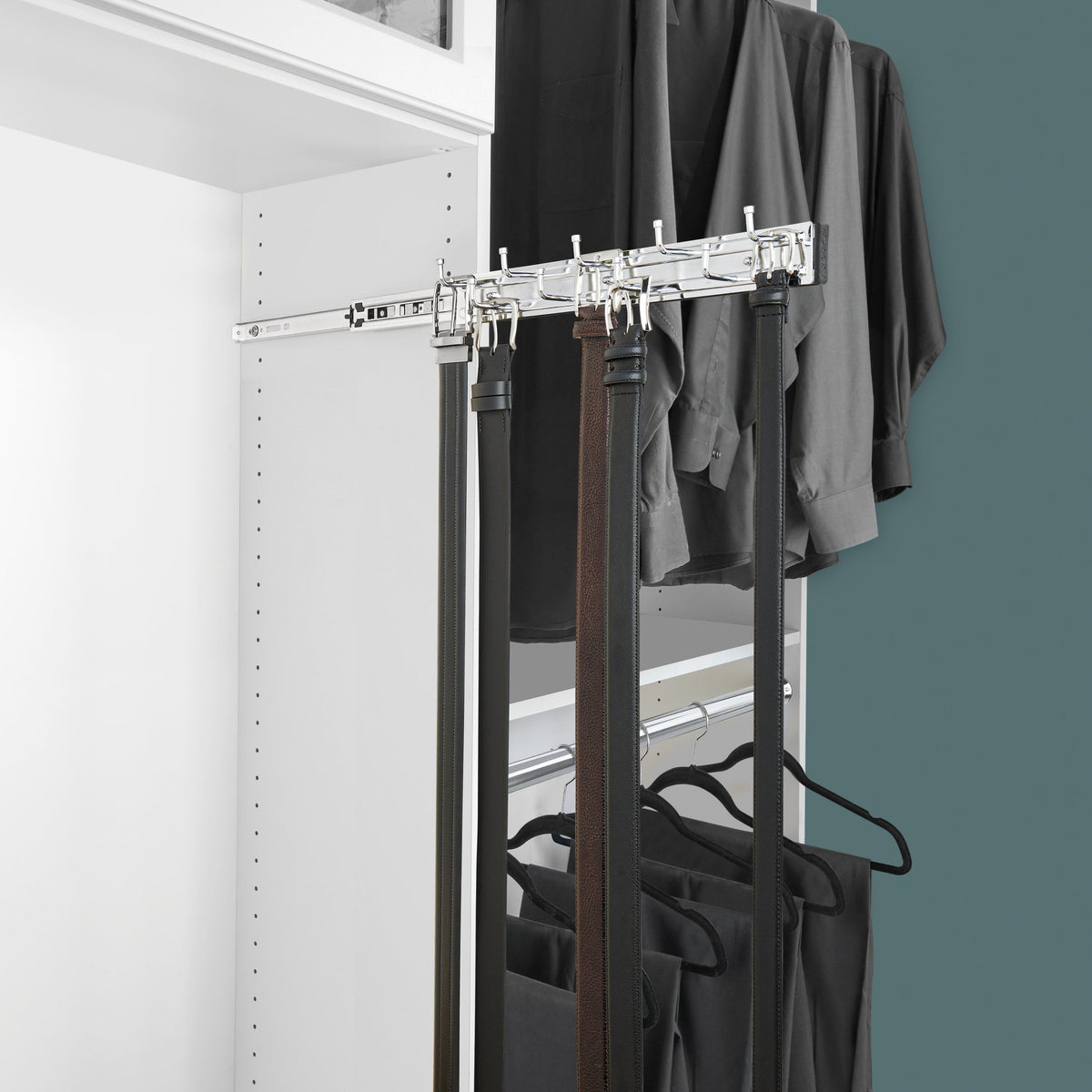 REV-A-SHELF BRC Series Pullout Side Mount Belt Rack