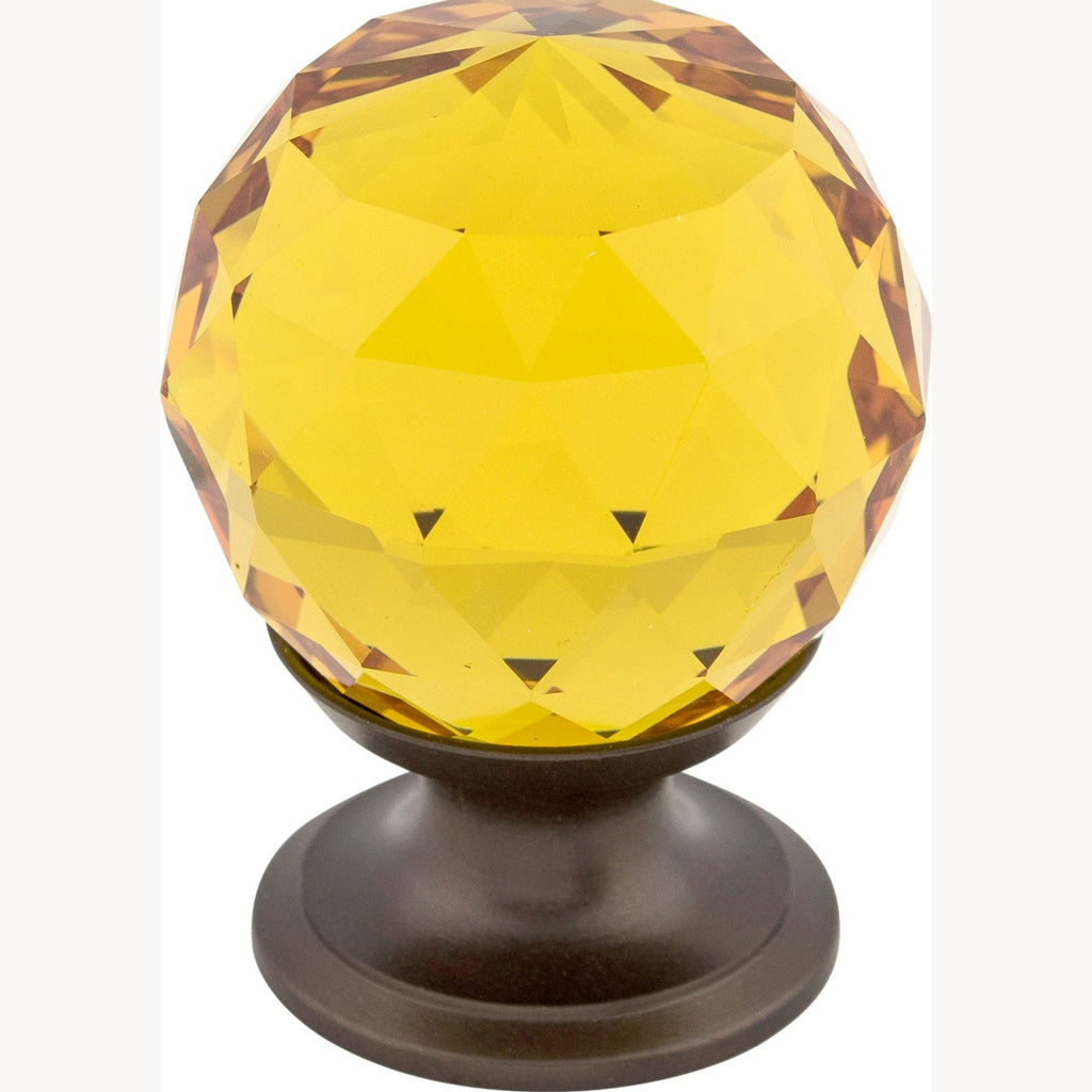 TOP KNOBS Amber Crystal Cabinet Knobs