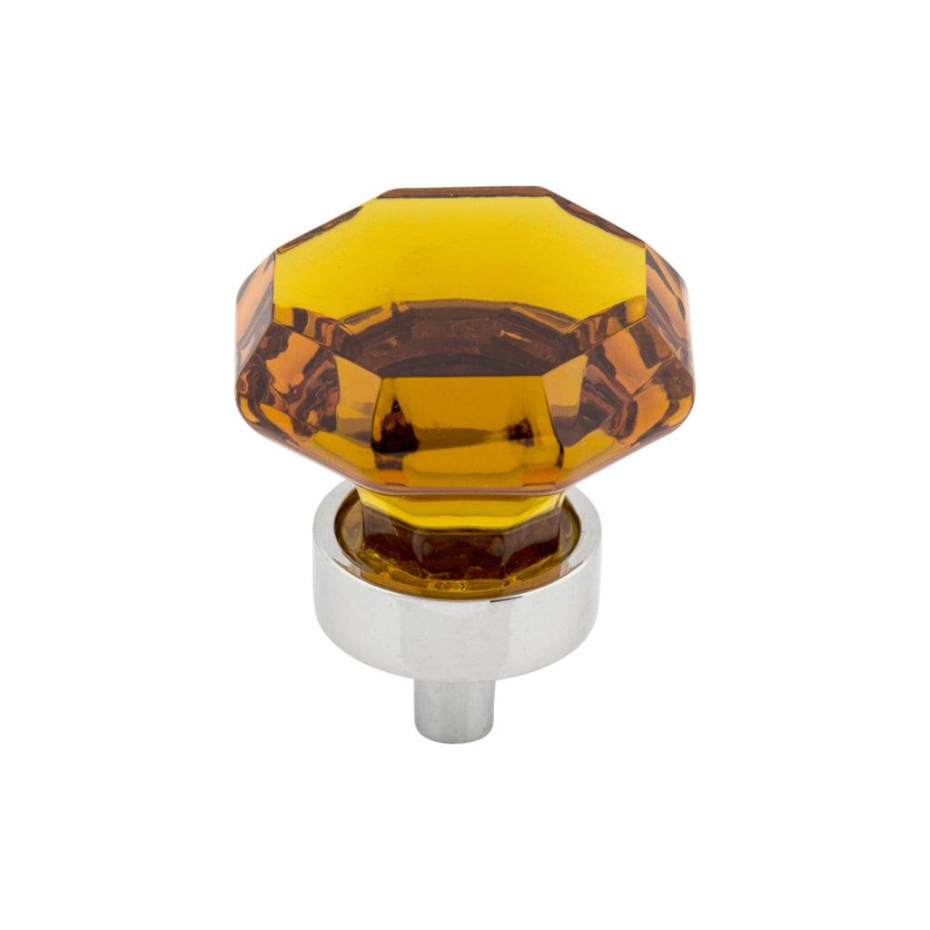 TOP KNOBS Wine Octagon Crystal Cabinet Knob