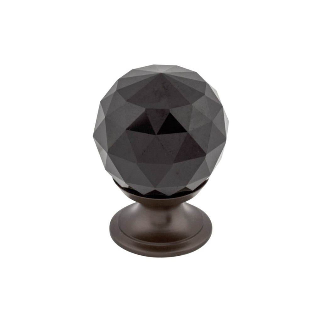 TOP KNOBS Black Crystal Cabinet Knobs