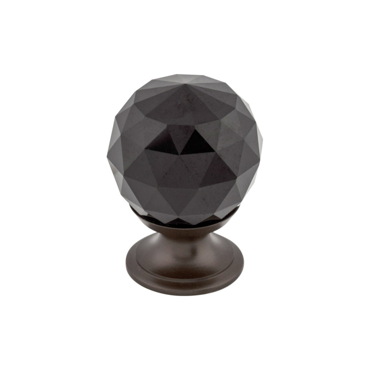 TOP KNOBS Black Crystal Cabinet Knobs
