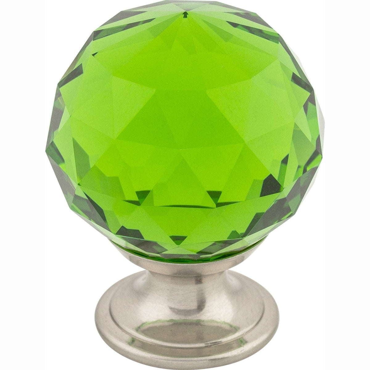TOP KNOBS Green Crystal Cabinet Knobs