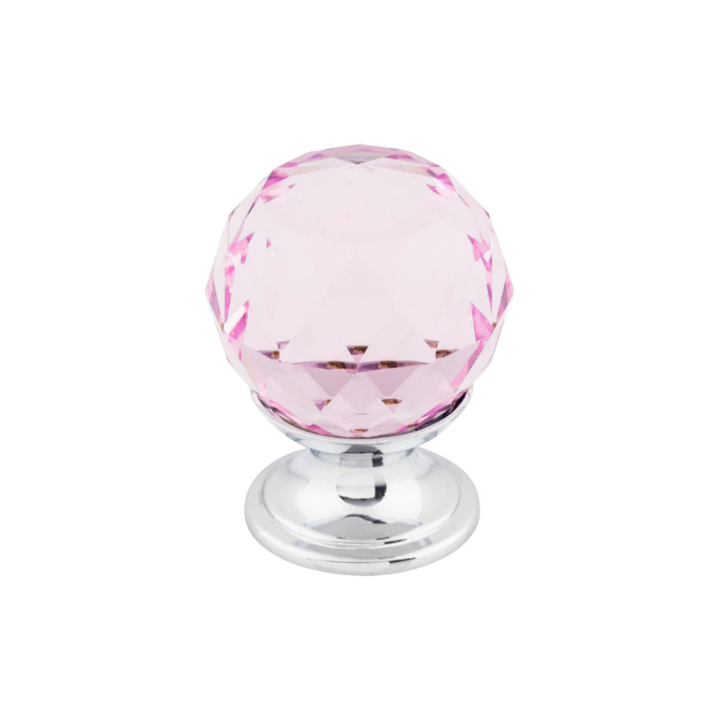 TOP KNOBS Pink Crystal Cabinet Knobs
