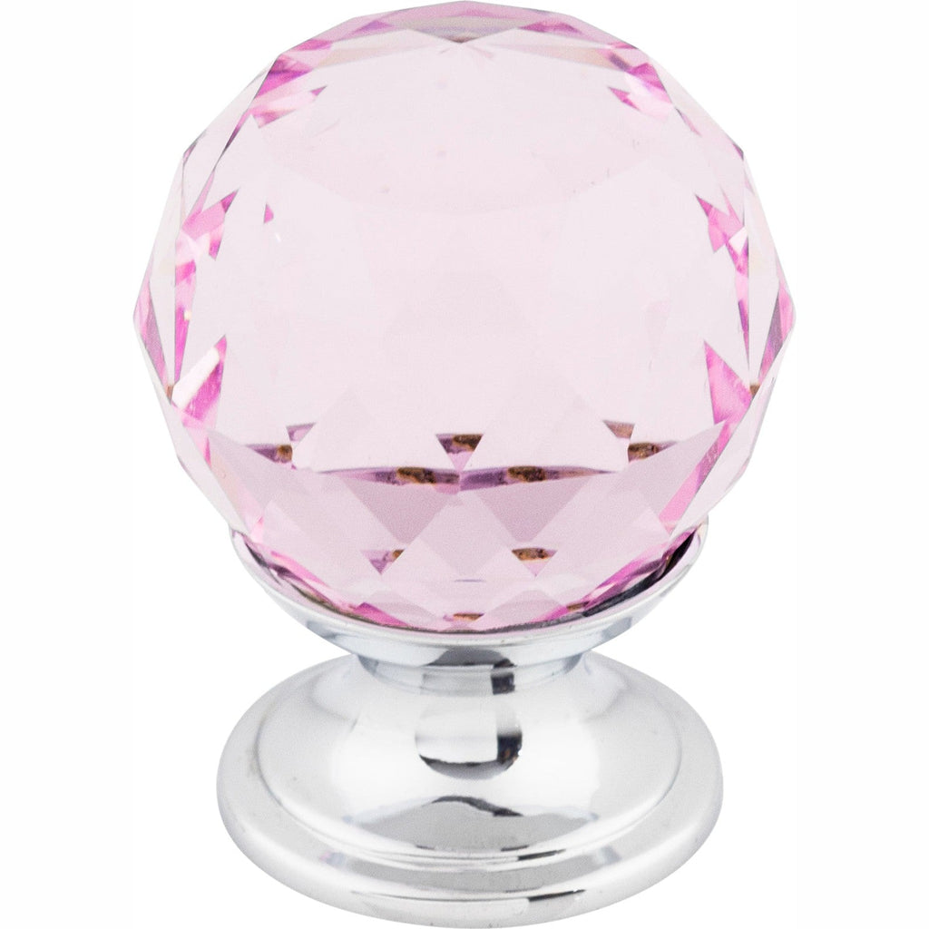 TOP KNOBS Pink Crystal Cabinet Knobs