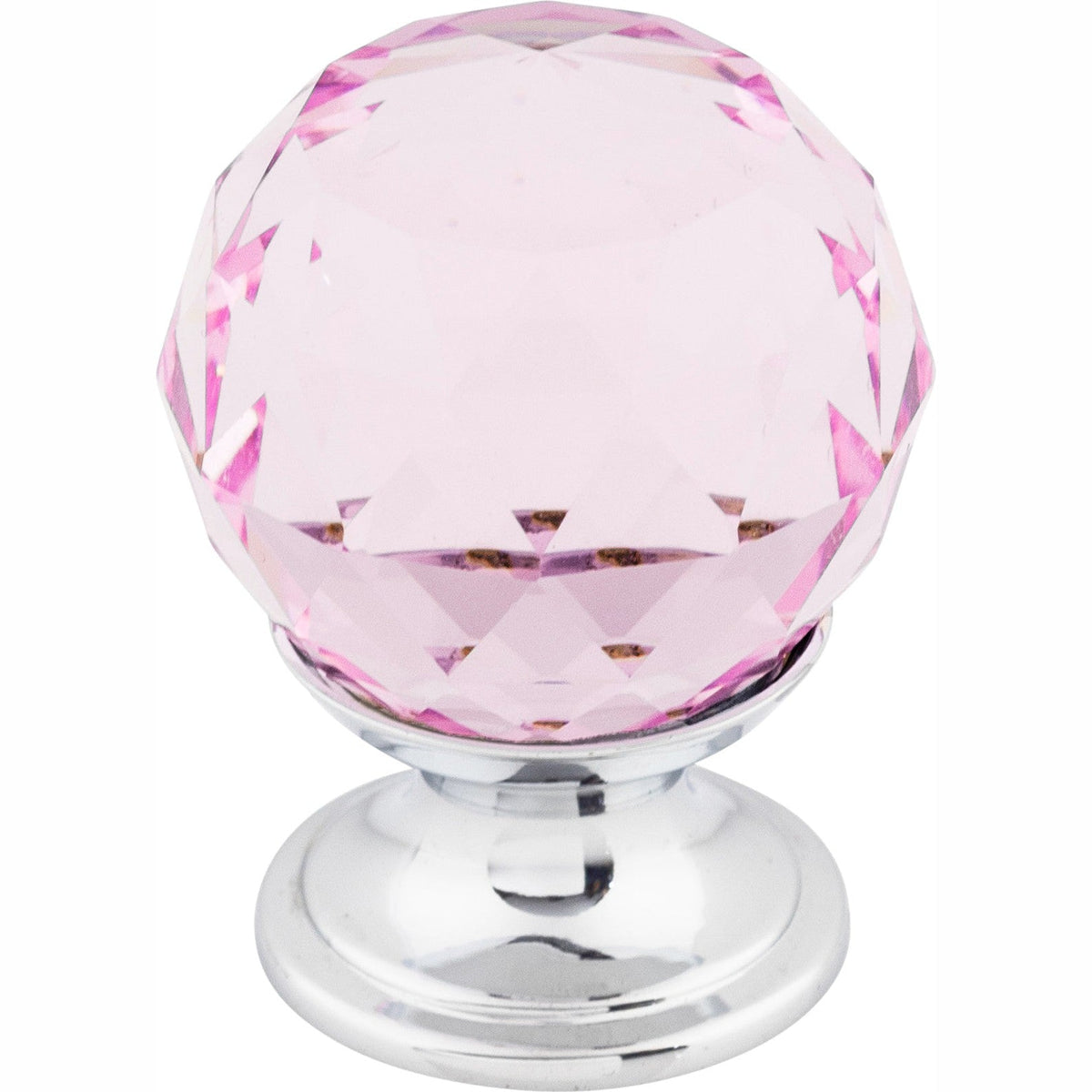 TOP KNOBS Pink Crystal Cabinet Knobs
