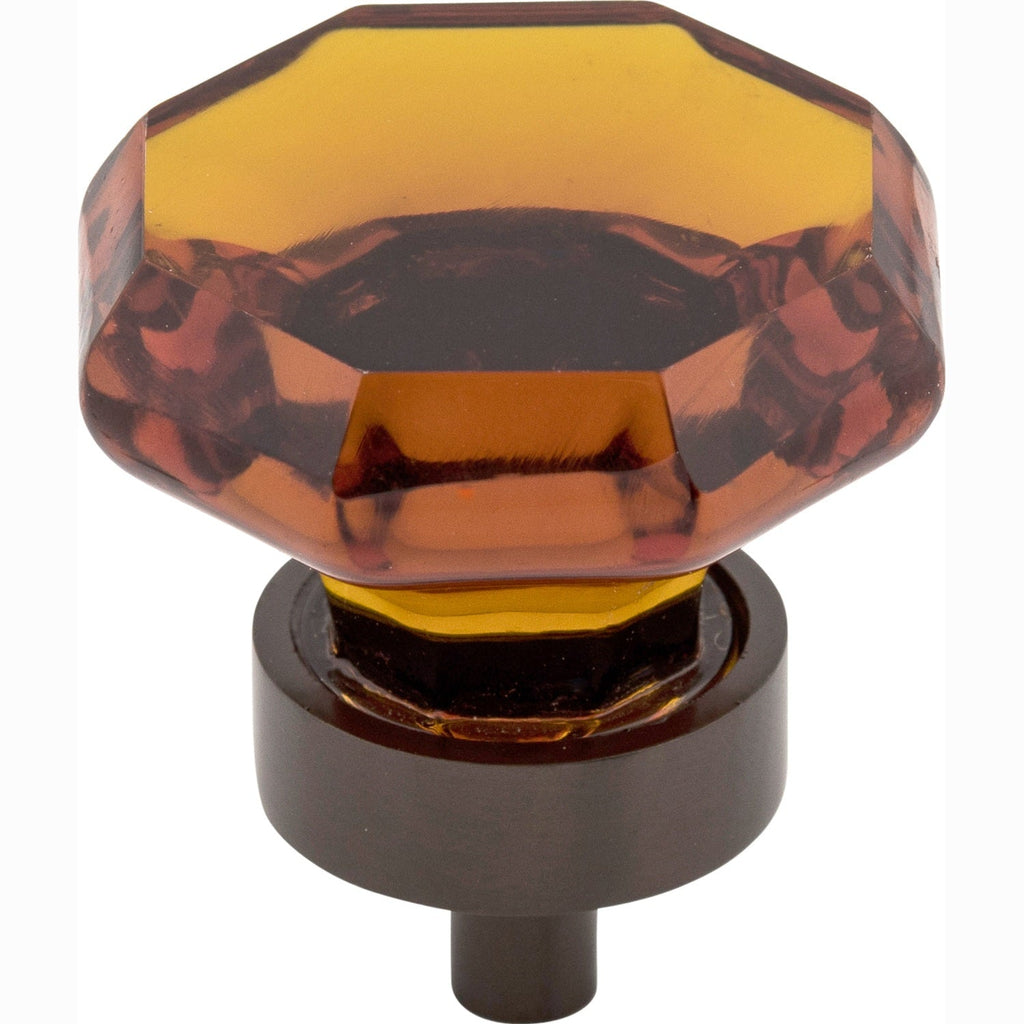 TOP KNOBS Wine Octagon Crystal Cabinet Knob