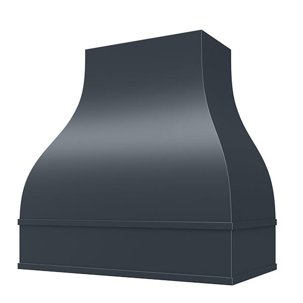 Kitchen and Cabinet Store Bell Straight wood range hood in Navy