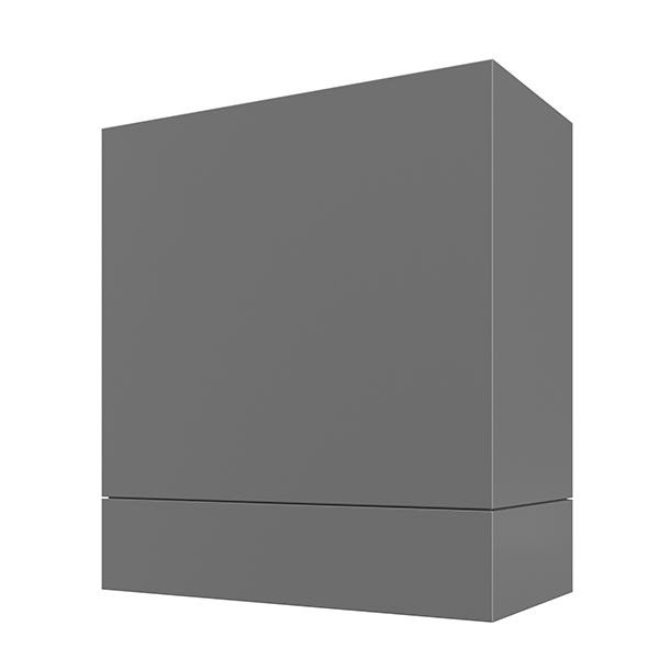 Kitchen and Cabinet Store Box Straight wood range hood in Gray