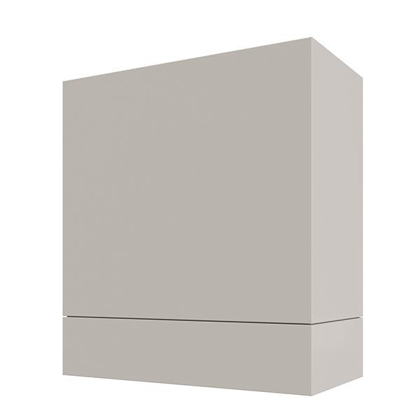 Kitchen and Cabinet Store Box Straight wood range hood in Light Gray