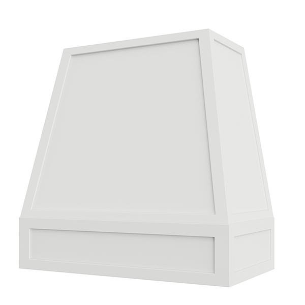 Kitchen and Cabinet Store Shaker Tapered wood range hood in Primed (paint ready)