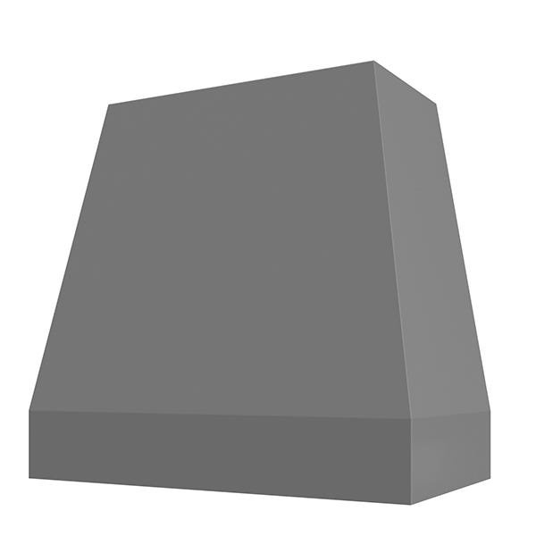 Kitchen and Cabinet Store Tapered Without Trim wood range hood in Gray
