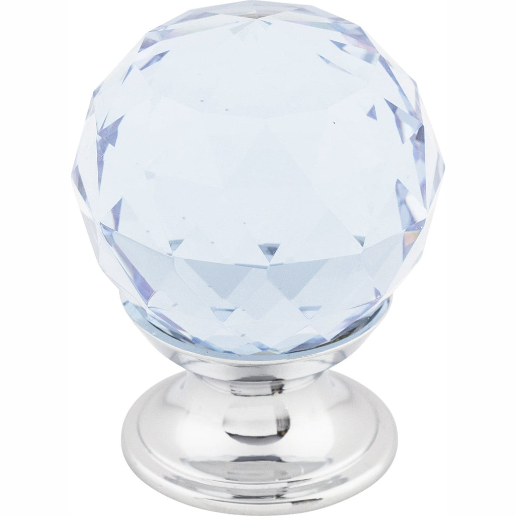 TOP KNOBS Light Blue Crystal Cabinet Knobs